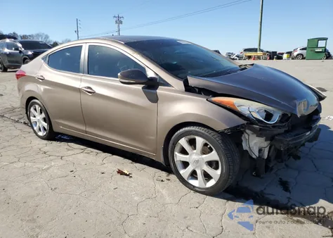 2013 Hyundai Elantra Gls из США, поврежденный, VIN 5NPDH4AEXDH244937